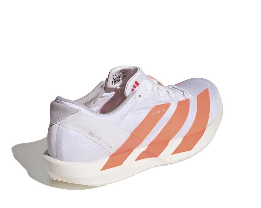 Adidas Adizero Adios 9 Lucid Orange Detail — atmungsaktives Mesh-Obermaterial