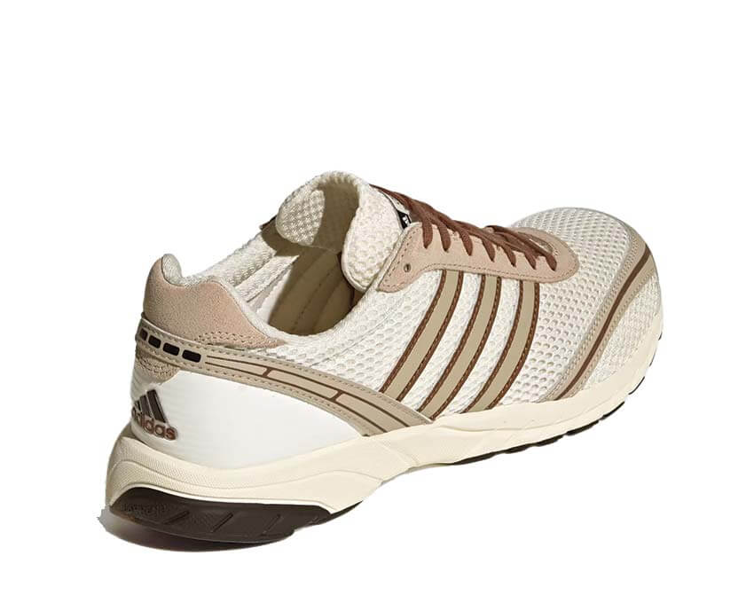 Adidas Adizero Adios OG Off White détail — empiècements mesh ajouré blanc cassé