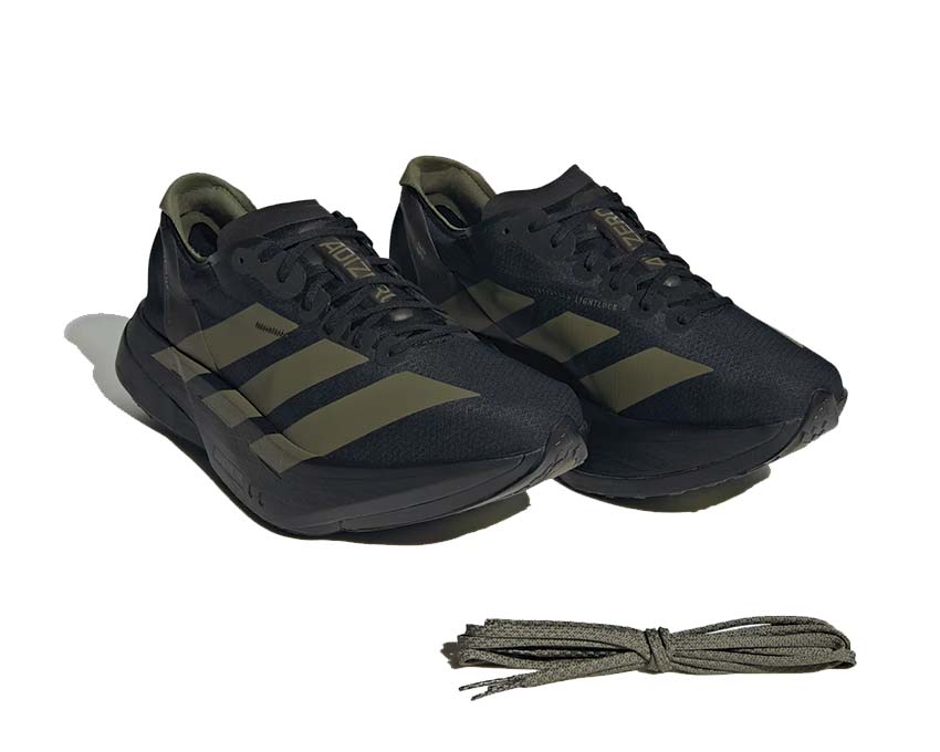 Adidas Adizero Adios Pro 4 Focus Olive Sohle — Lightstrike Pro Carbonplatte