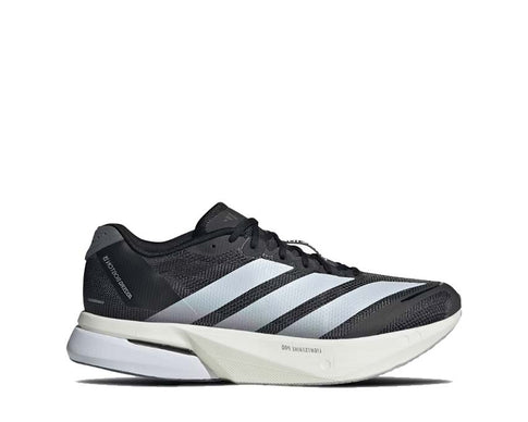 Adidas Adizero Boston 13 White Stripes — chaussure running homme légère