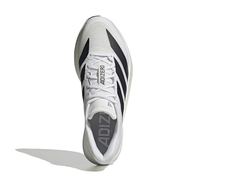 Adidas Adizero Boston 13 White semelle — plaque carbone et grip Continental