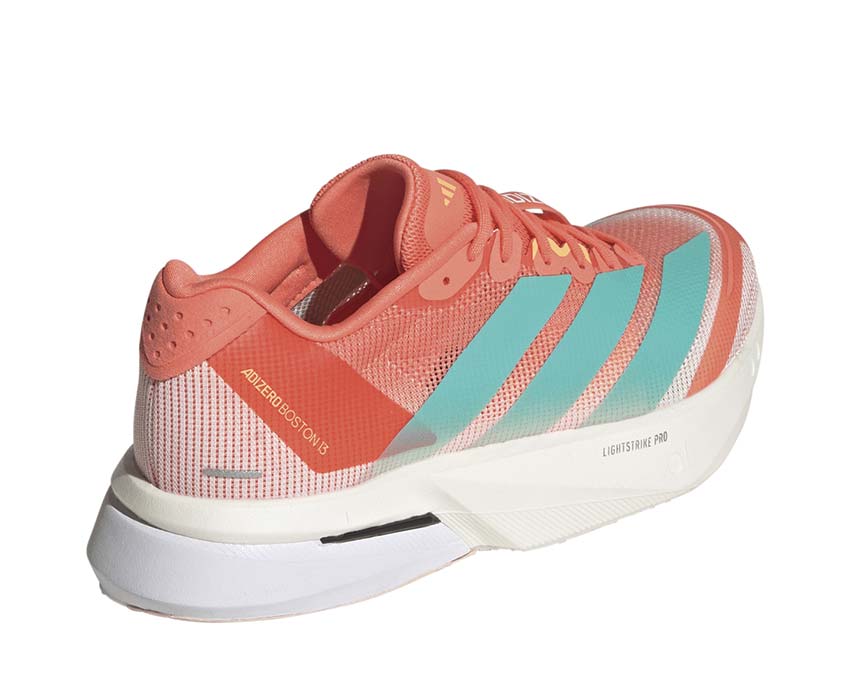 Adidas Adizero Boston 13 W Flash Orange détail — tige mesh respirante