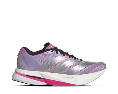 Adidas Adizero Boston 13 W Purple — chaussure running femme performance