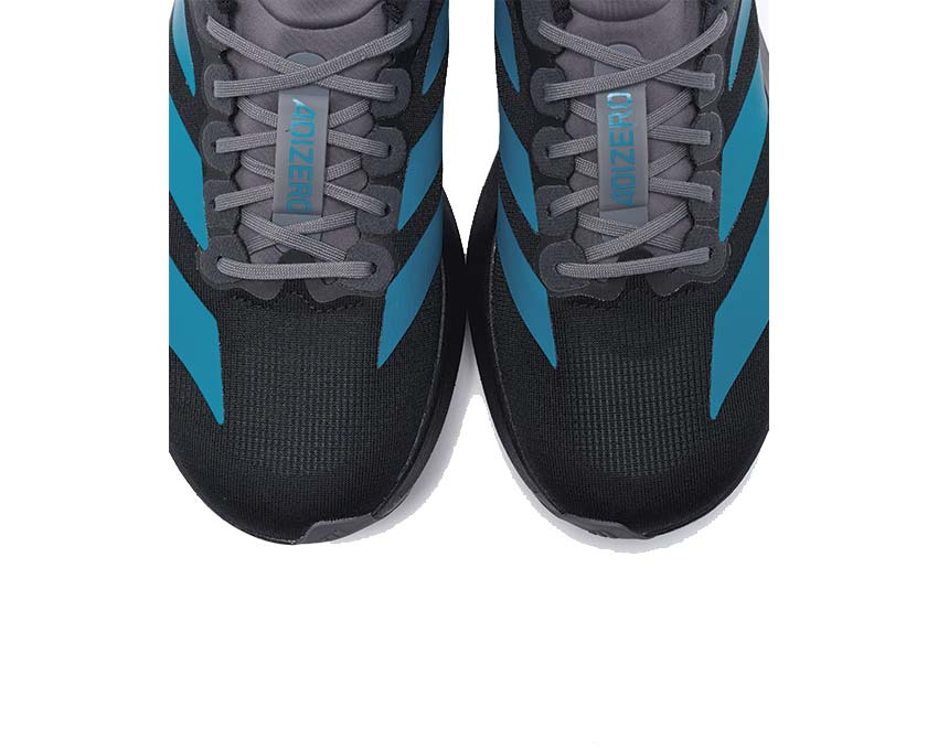 Adidas Adizero Evo SL Pure Teal vista laterale — ammortizzazione Lightstrike Pro