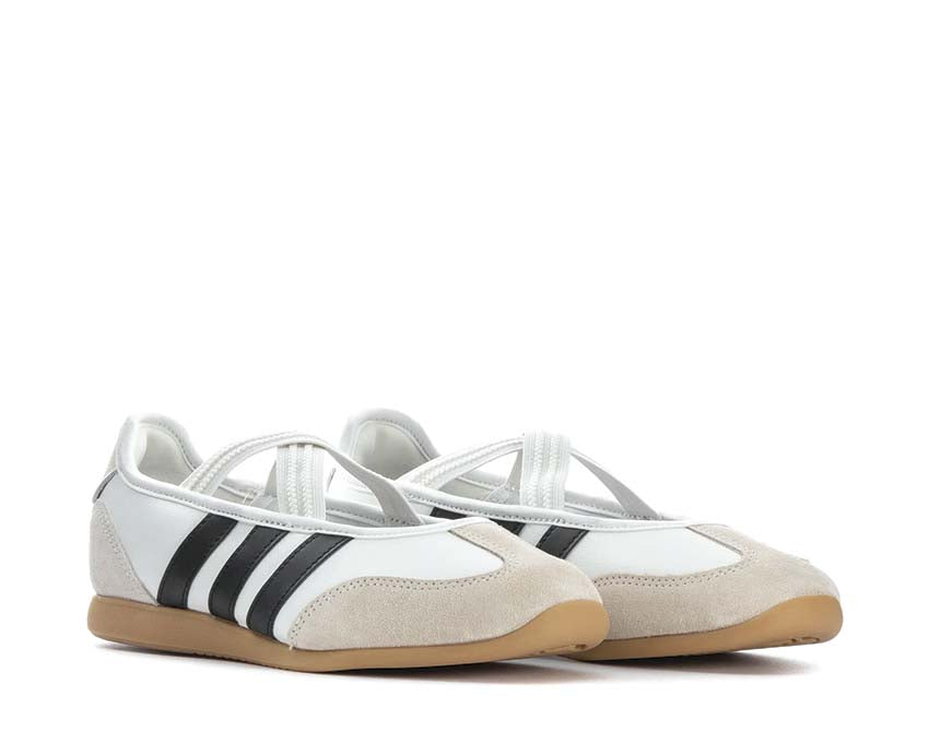 Adidas Barreda Mary Jane Preloved Yellow/Bold Orange détail — tige en toile colorée
