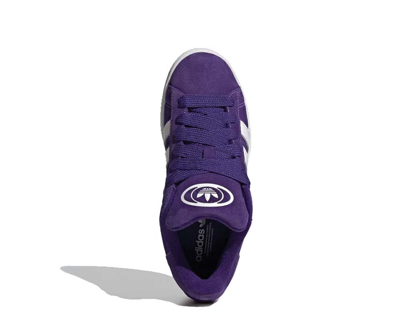 Adidas Campus 00S W Collegiate Purple — vue dessus trois quarts