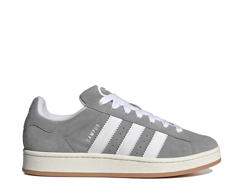 Adidas Campus 00s Grey Three Cloud White — women's low leather sneaker