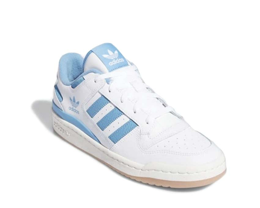 Seitenansicht — Forum Low CL Cloud White Team Light Blue Klettverschluss