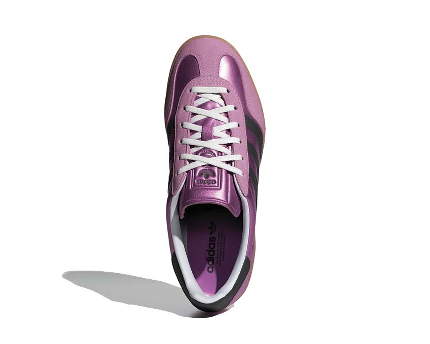 Adidas Gazelle Indoor W Bliss Lilac — overall view in pastel tones