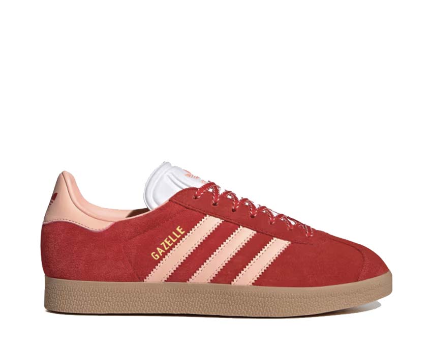Adidas Gazelle W Better Scarlet — sneaker donna scamosciato rosso suola gomma