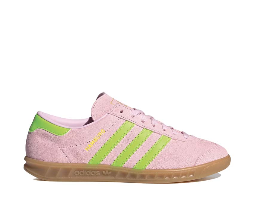 Adidas Hamburg W Clear Pink — sneaker femme running vintage rose