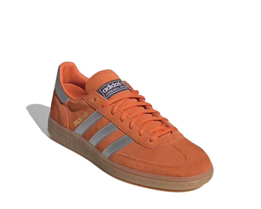 Adidas Handball Spezial Alumina Dark Brown vue latérale — profil cuir lisse