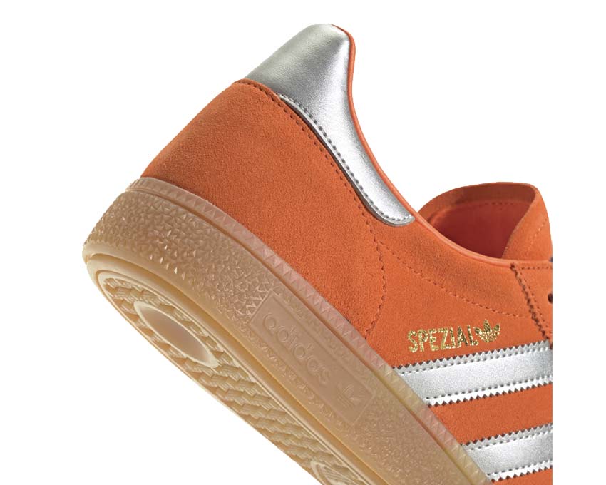 Adidas Handball Spezial Alumina Dark Brown — three-quarter front view