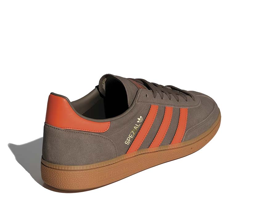 Adidas Handball Spezial Cargo Brown Sohle — flache Naturkautschuk-Gummisohle
