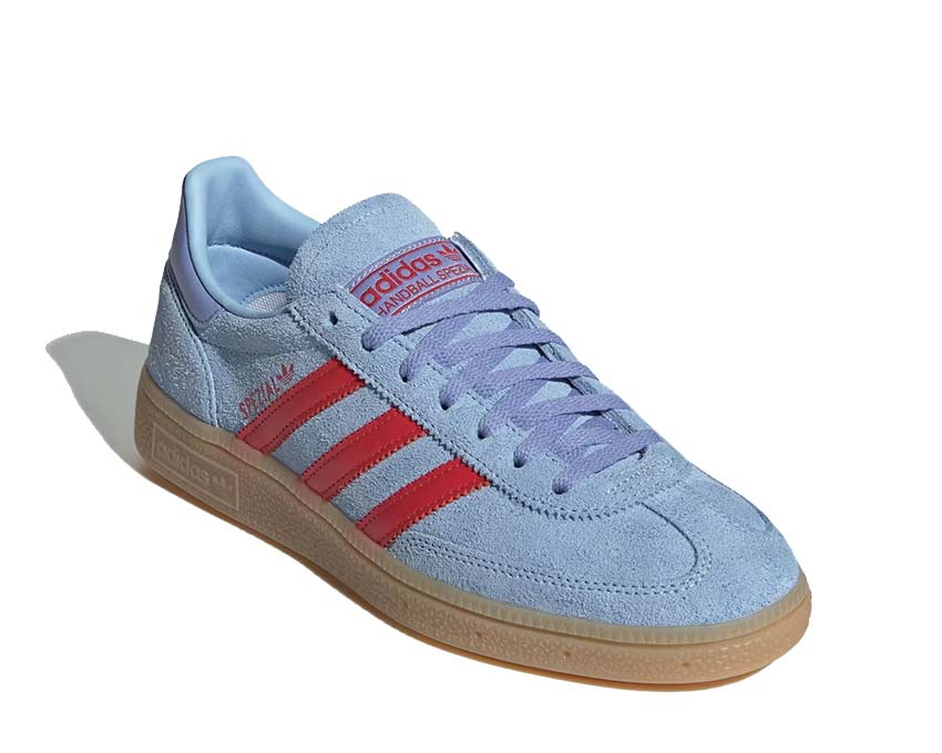 Adidas Handball Spezial Glow Blue sole — flat rubber sole indoor grip