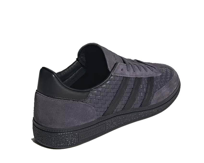 Adidas Handball Spezial Aurora Onix Grey Detail — zweifarbiges Aurora-Wildleder-Obermaterial