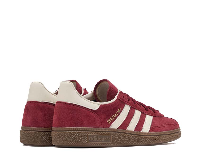 Adidas Handball Spezial Noble Maroon détail — suède et cuir