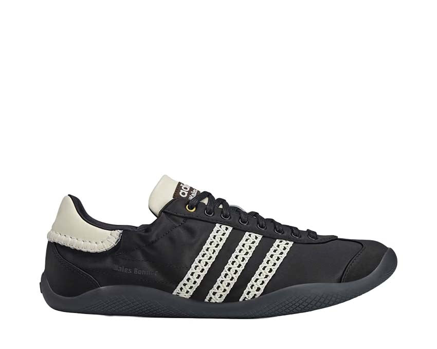 Adidas Karintha x Wales Bonner Low Satin Black — sneaker unisex raso nero