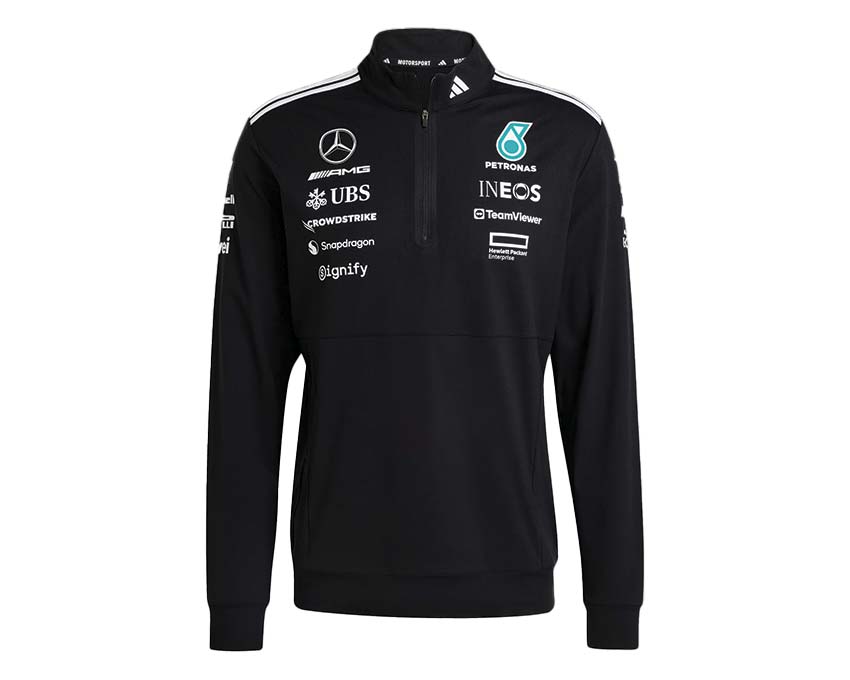 Adidas Mercedes-AMG Petronas F1 Team quarto zip — giacca tecnica F1