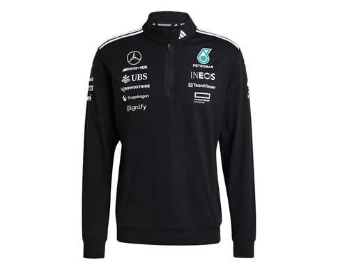 Adidas Mercedes-AMG Petronas F1 Team quarto zip — giacca tecnica F1