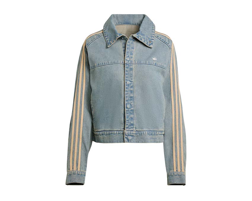 Adidas Premium Essentials Denim Jacket — veste denim femme style premium