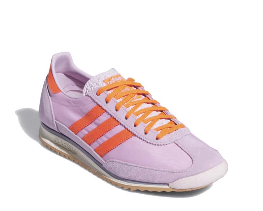 Adidas SL 72 OG Ice Lavender vue latérale — profil cuir et mesh