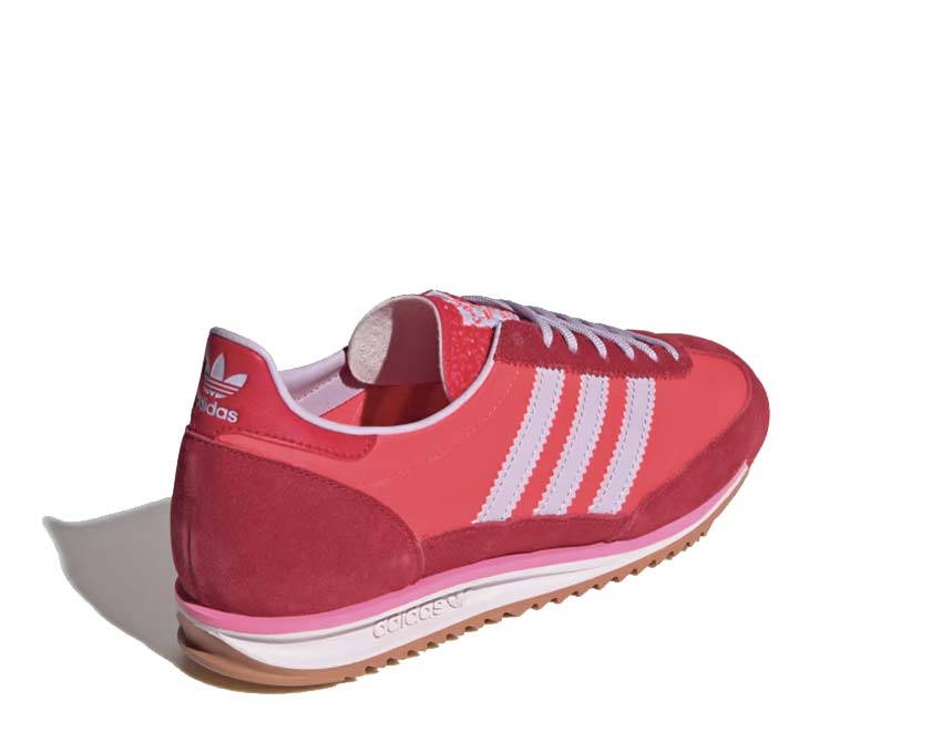 Adidas SL 72 OG Red Ice Lavender semelle — semelle caoutchouc crantée rouge