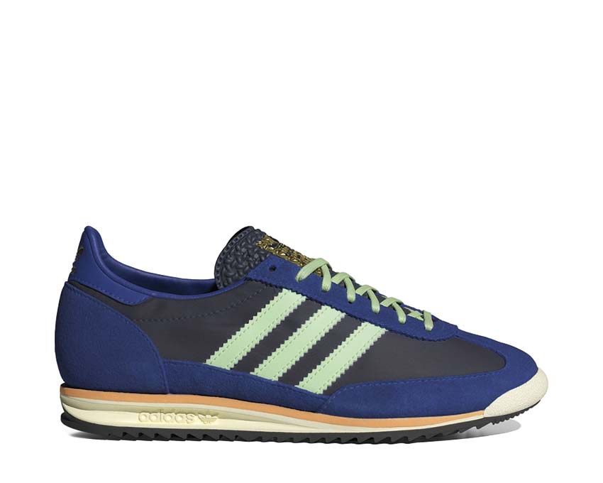 Adidas SL 72 OG W Night Indigo Green Blue — sneaker femme coloris tricolore
