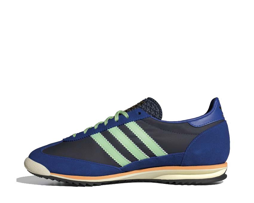Adidas SL 72 OG W Night Indigo Green Blue semelle — semelle crantée bicolore