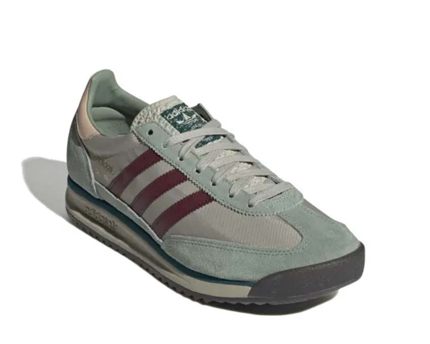 Adidas SL 72 RS Grey vue latérale — profil mesh respirant