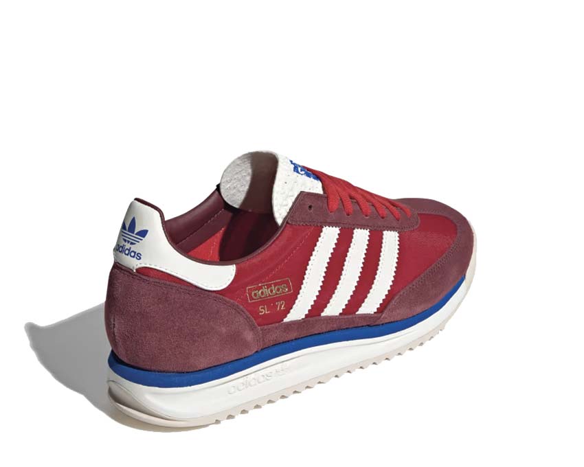 Adidas SL 72 RS Shadow Red Off White semelle — semelle gomme légère