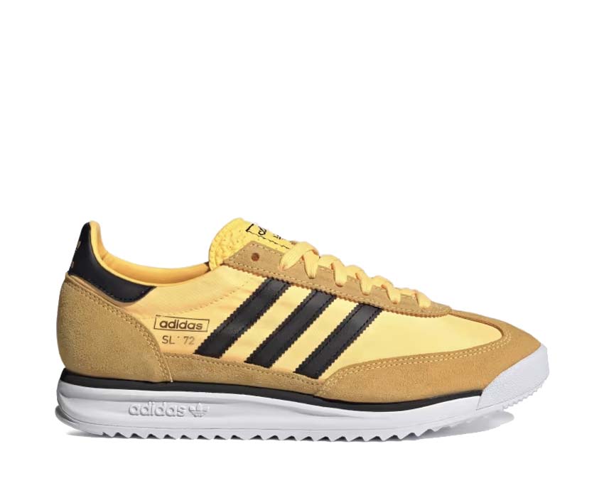 Adidas SL 72 RS Spark Core Black — sneaker femme orange et noir running