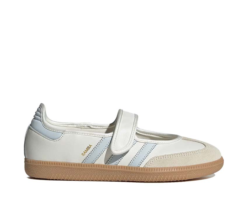 Adidas Samba Jane Cloud White — sneaker donna pelle bianca silhouette bassa