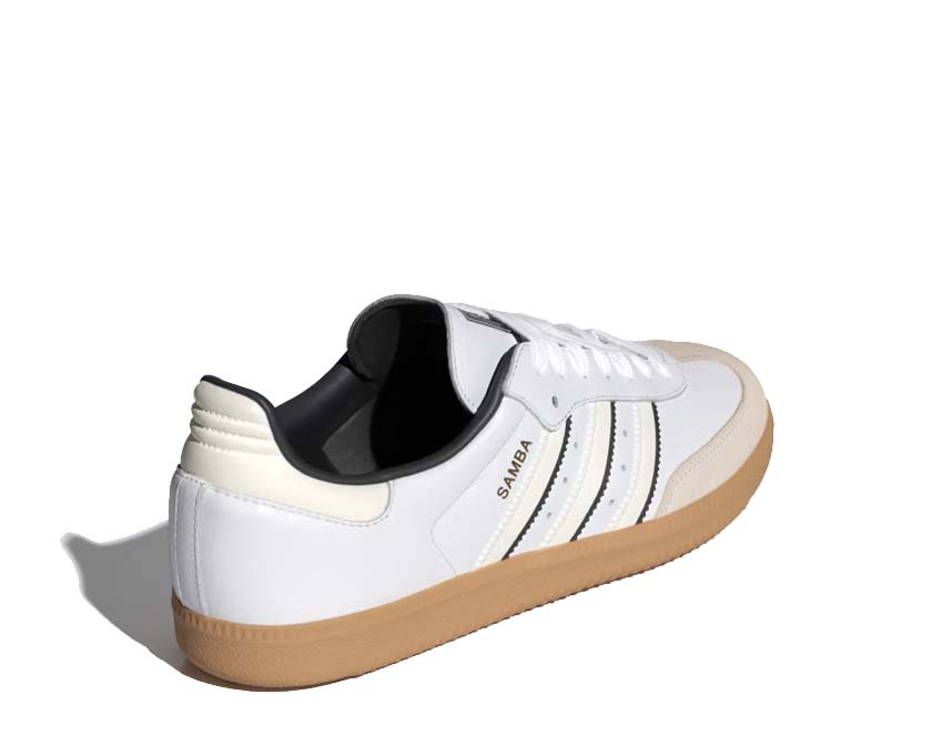 Adidas Samba OG White Off White Black semelle — gomme plate football vintage