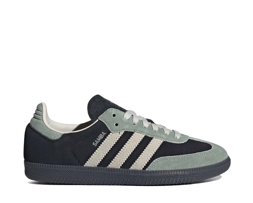 Adidas Samba OG Silver Green — sneaker femme argent et vert pastel
