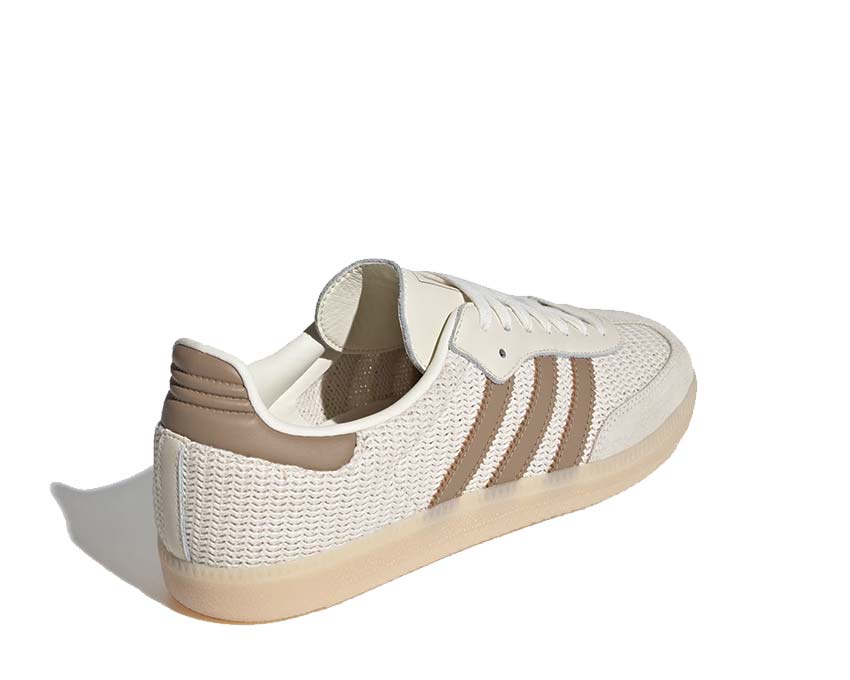 détail — cuir Cream White Cardboard Samba OG W