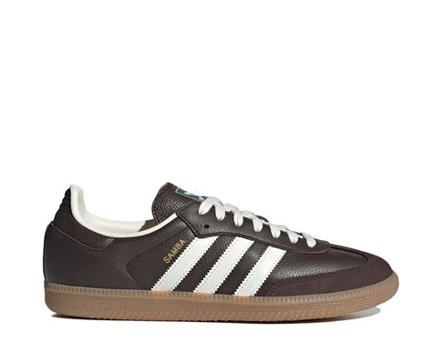 Adidas Samba OG Dark Brown — sneaker unisexe cuir marron foncé premium