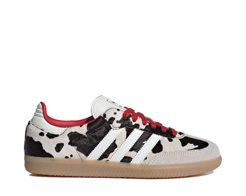 Adidas Samba OG W Cow Cloud White/Core Black — sneaker donna stampa mucca