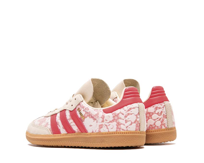 Adidas Samba OG Liberty London détail — broderie florale Liberty sur empeigne