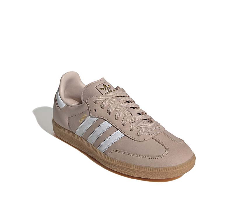 Adidas Samba OG W Wont vue latérale — 3 bandes cuir tige basse