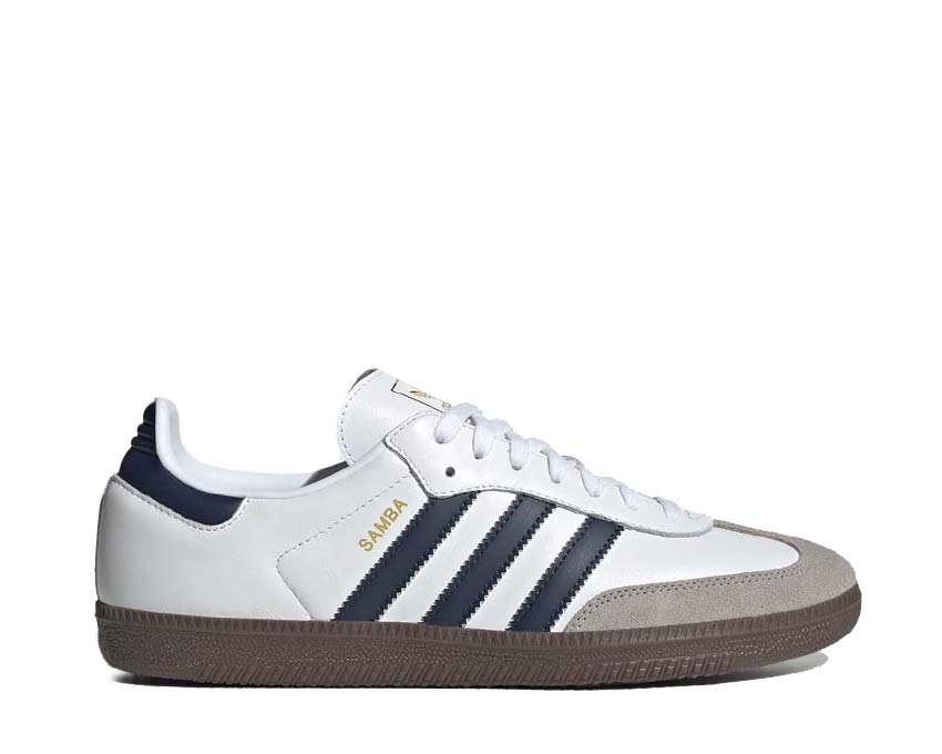 Adidas Samba OG White Night Indigo — sneaker femme iconique bicolor