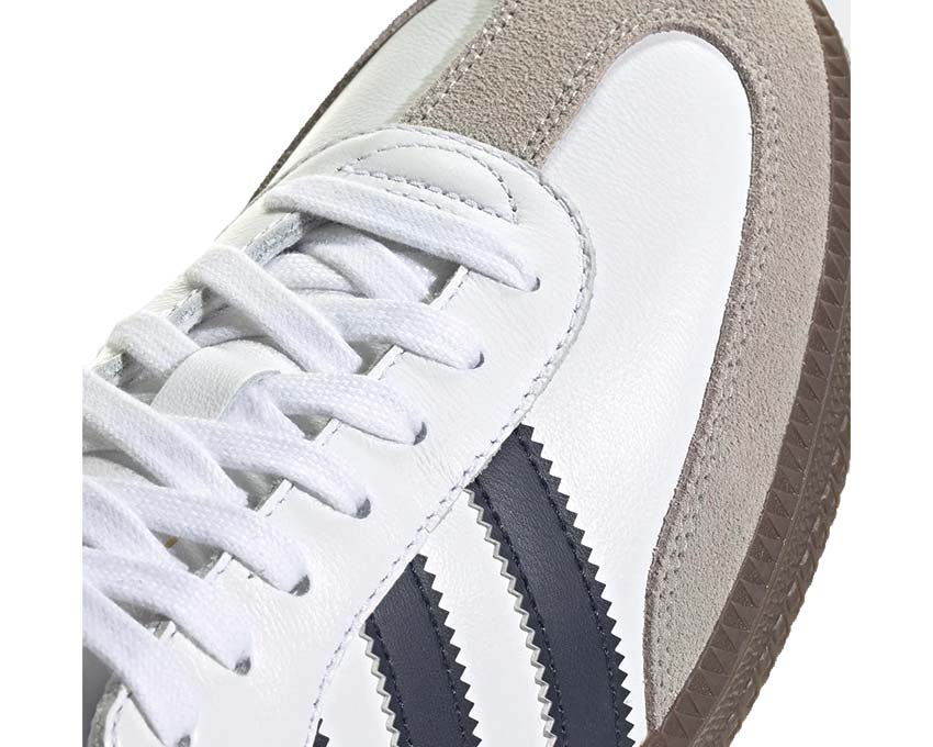 Adidas Samba OG White Night Indigo vue latérale — profil OG