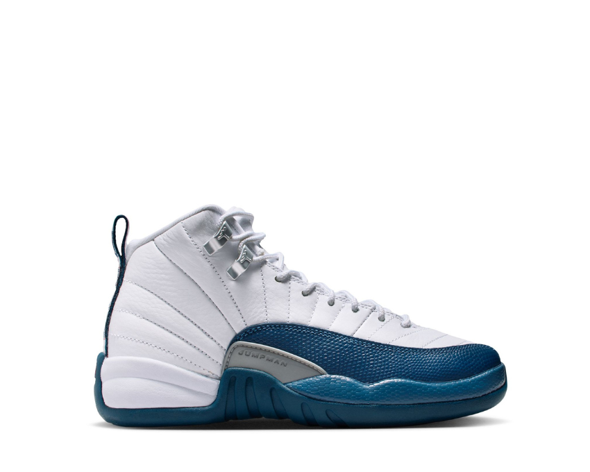 Air Jordan 12 Retro GS blanc bleu — sneakers enfant basketball iconic streetwear retro