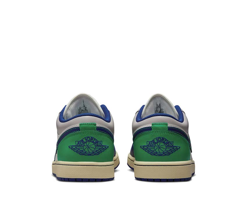 Air Jordan 1 Low Rare Air détail — tige cuir retro Jordan iconic