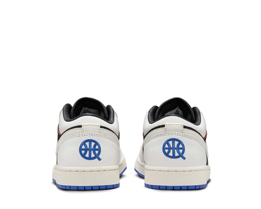 Jordan Air Jordan 1 Low Quai 54 detalle — parte superior cuero premium