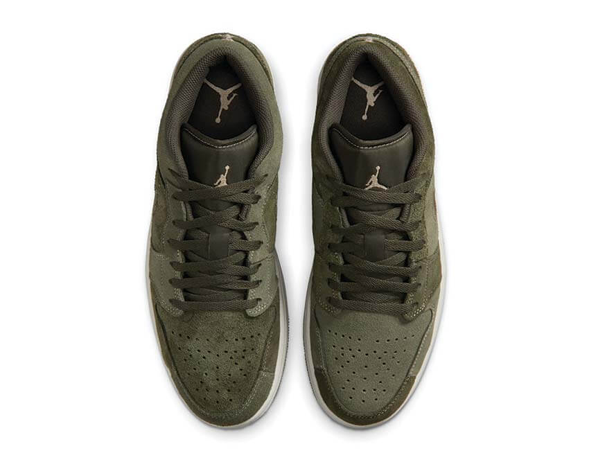 Air Jordan 1 Low SE Craft Cargo Khaki suela — caucho caqui sport basketball