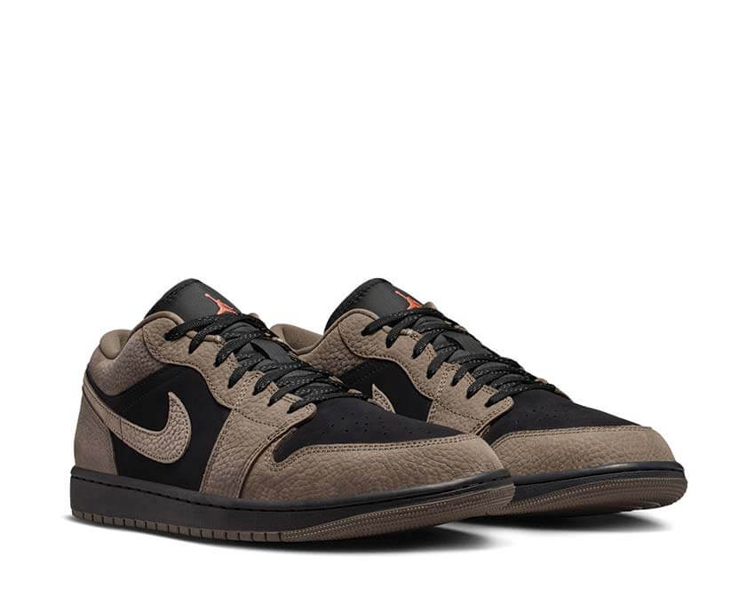 Air Jordan 1 Low SE Olive Grey Obermaterial — Leder Olive Khaki OG Basketball Kultur