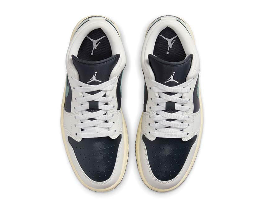 Air Jordan 1 Low W Jade Smoke — vue trois quarts vert jade femme Jordan 1