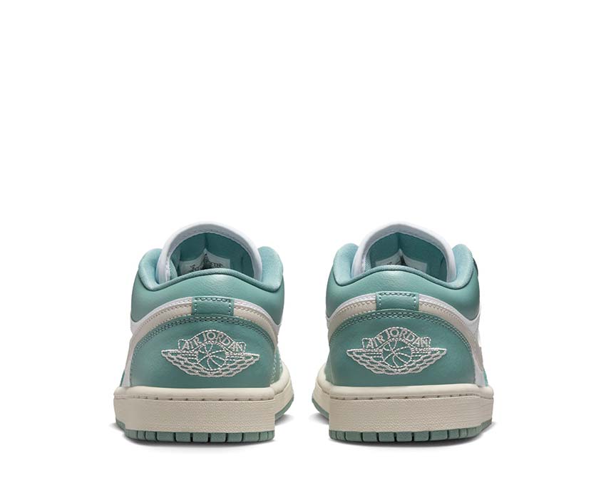 Air Jordan 1 Low W Cannon arrière — talon Jumpman retro basketball femme