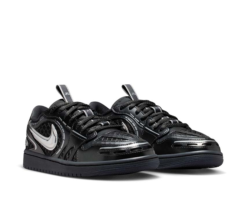 Air Jordan 1 Method of Made Low V3 Negro Metálico suela — zapatilla baja mujer basketball iconic